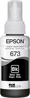 Garrafa de Tinta Original Epson EcoTank T673 Preto - T673120