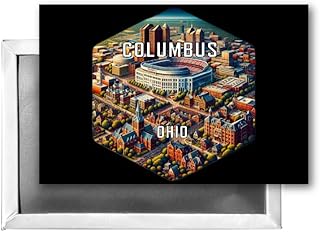 Columbus Ohio Travel Destination Souvenir 2x3-Inch Fridge Magnet Single