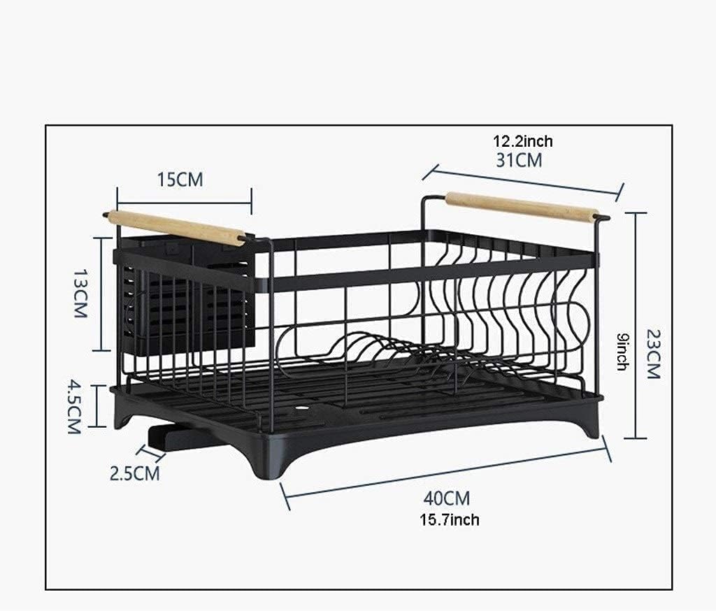 Dish Drying Rack Tableware Holder Stainless Steel Dish Rack Kitchen Dish Shelves Sink Drain Rack for Dishes Chopsticks Spoons Sink Storage Drying Rack Drying Rack Kitchen(White)