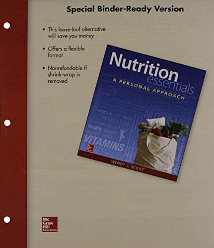 Loose Leaf for Nutrition Essentials: A Personal Approach