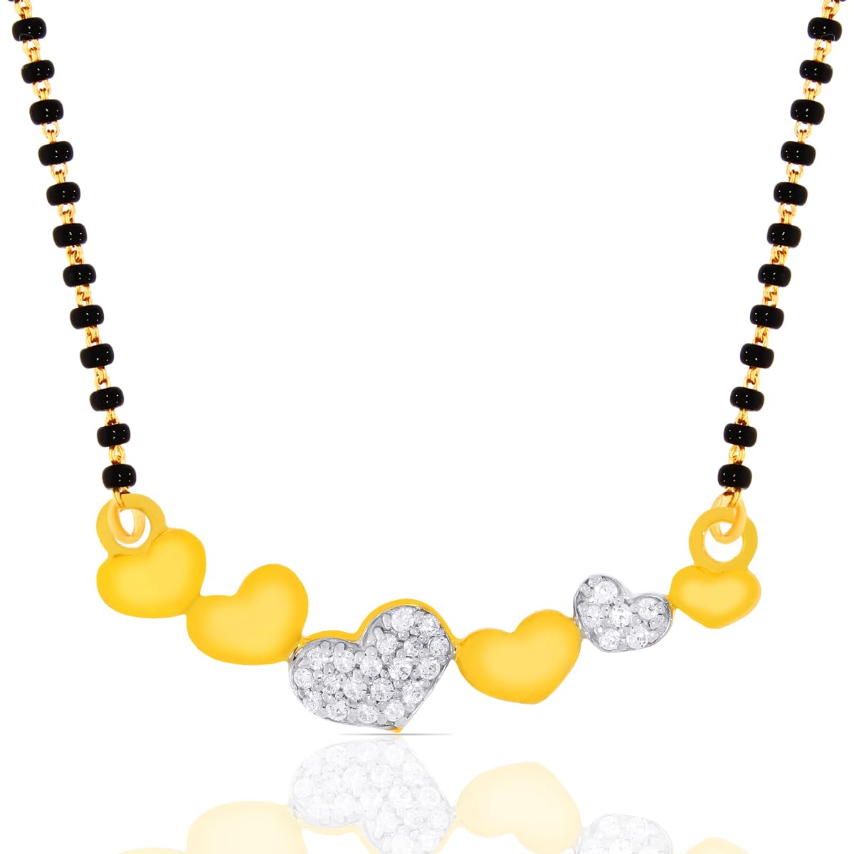 WHP JewellersWHP Gold Mangalsutra Pendant for Women | Designer Gold Pendant for Women | BIS Hallmark Certified Gold | Women Fashion Jewellery | Great for Gifting