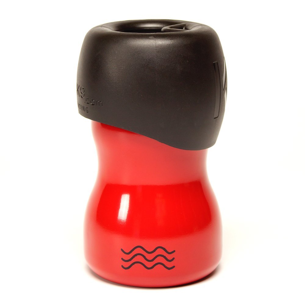 H2O4K9 RED95 Stainless Steel Drinks Bottle for Dogs, 280 ml, Red