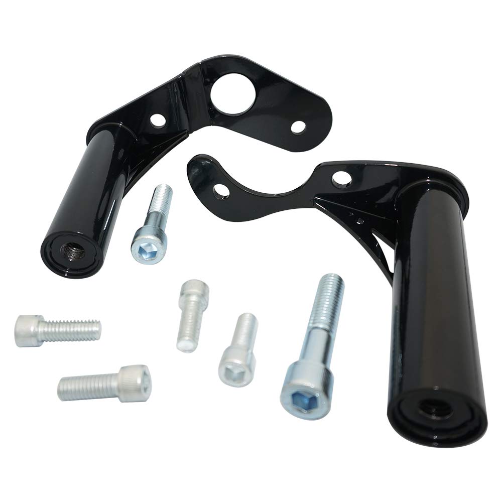 Hokuotolite Crash Bar Frame Slider Passenger Crash Bar Foot Pegs for
