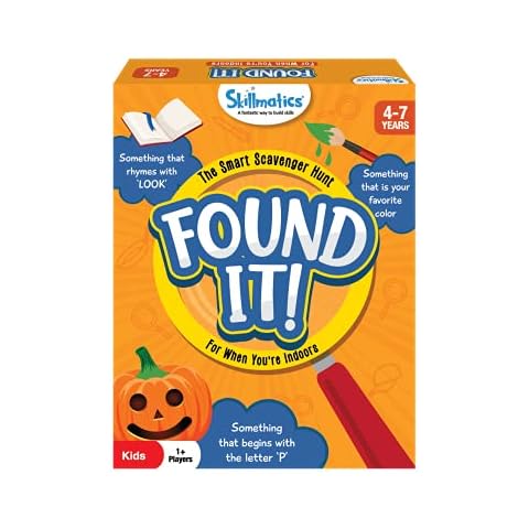 Skillmatics Card Game - Found It Indoor Edition, Scavenger Hunt for Kids, Fun Family Game, Ages 4 to 7 Cover