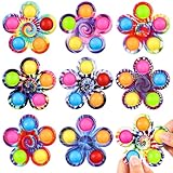 Gigilli Fidget Spinner 9 Pack, Classroom Prize Pop Fidget Spinners for Kids 4-8-12, Sensory Fidget Toys Bulk with Autism ADHD, Anxiety Stress Relief Toys, Party Favors Goodie Bag Stuffers for Kids