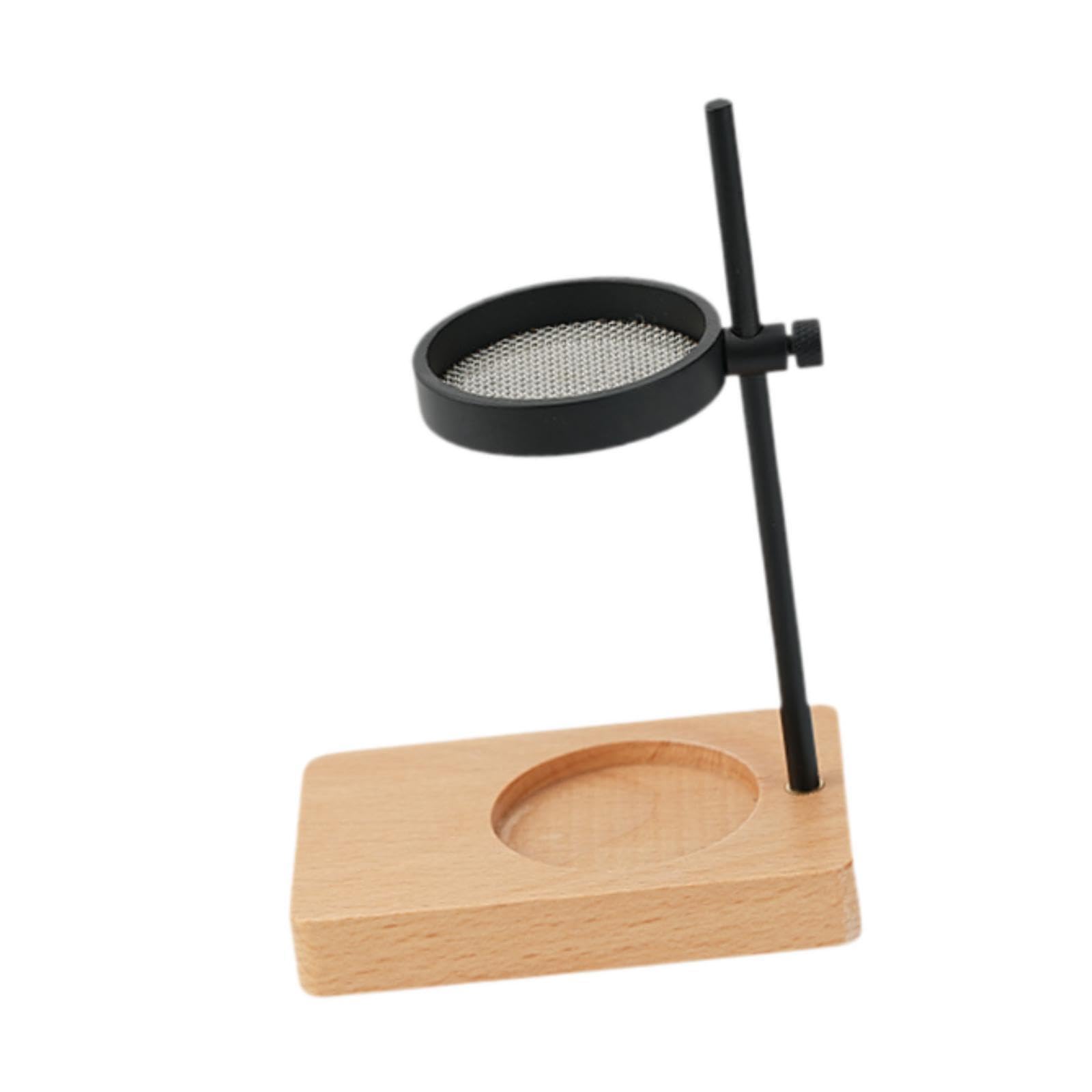 Premium-Räuchergefäß für Zuhause, Wohnzimmer, höhenverstellbarer Diffusor für ätherische Öle, Buchenholz Schwarz