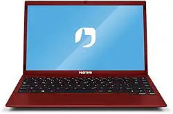 Notebook Positivo Motion Q4128CI Intel® Atom® Z8350 Linux 4GB RAM 128GB eMMC 14,1" LED HD - Vermelho