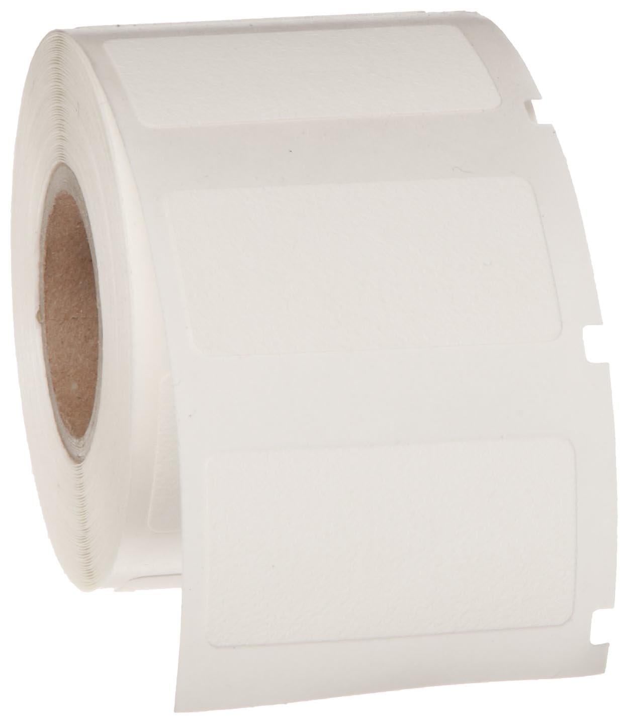 BradyWML-517-502 I.D. PRO Plus, LS2000 and BradyMarker XC Plus 1.5" Width x 0.75" Height, B-502 Repositionable Vinyl Cloth, Matte Finish White Label (250 per Roll)