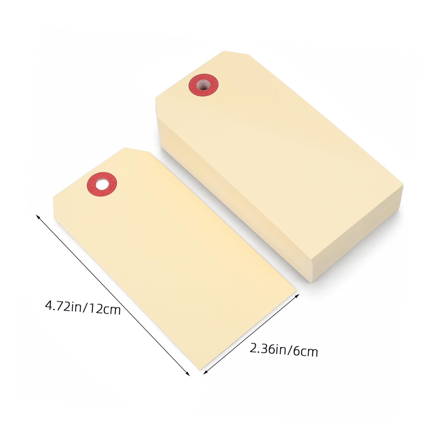 Alipis 4 Ensembles Étiquettes Manilla Avec Fils Métalliques Étiquettes Expédition Conditionnement Pour Colis Et Cargaisons 100 Pièces * 4