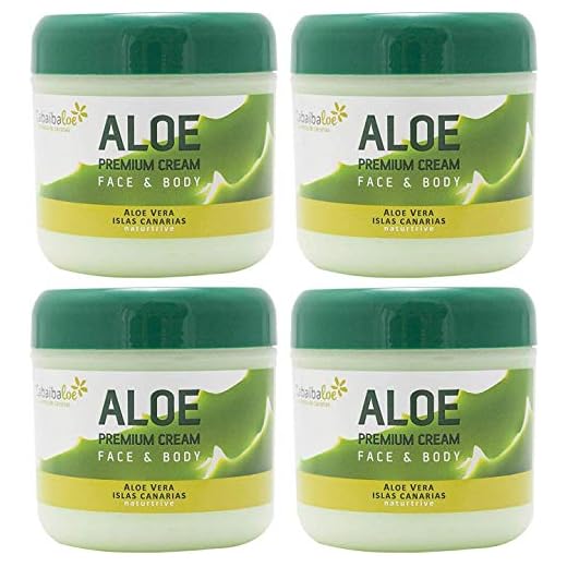 TABAIBA, aloe vera creme Tabaibaloe Premium Gesicht und Körper Creme x 4 Einheiten, 1200 milliliter