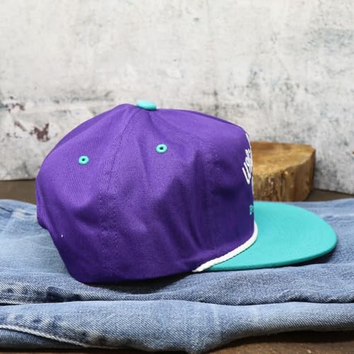 Image of WHISKEY BENT HAT CO. The Frio Snapback Rope Hat - Vintage Baseball Cap, Adjustable Outdoor and Trucker Cap, One Size Fits All