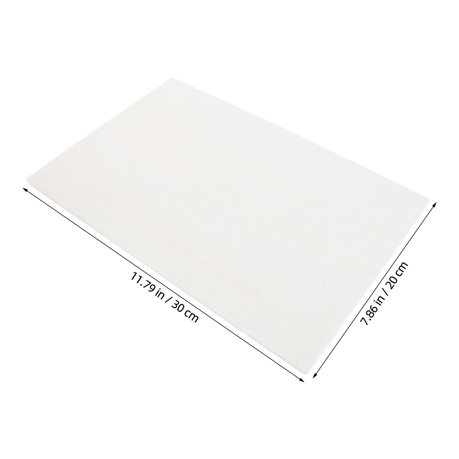 Panneau Isolant Thermique en Fibre Céramique Blanc, Résistant à Haute Température, Contrôle Stable pour Poêle à Granulés et Cuisines Commerciales, Lot de 2pcs
