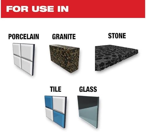 Miniatura 4 de MILWAUKEE 'S 49-56-0511 - Sierra perforadora de una pieza con diamante de 12", color rojo