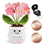 Giftota Geschenk 30 Geburtstag Frau - Pocket Hug Vergissmeinnicht - 30. Geburtstagsgeschenk für Freundin Kollegin Schwester Mama Tochter - Glücksbringer & Mutmacher