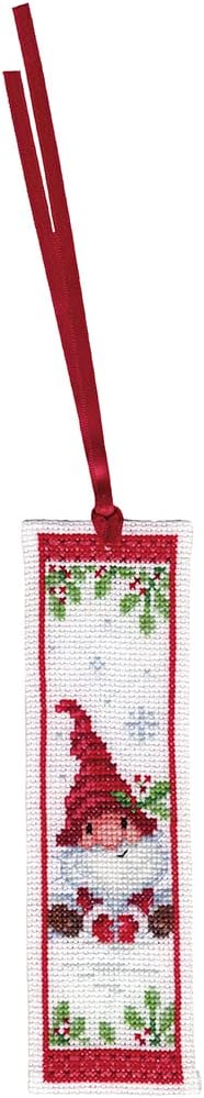 Vervaco Bookmark Counted Cross Stitch kit Christmas Gnomes Set of 3, 6x20cm, DIY