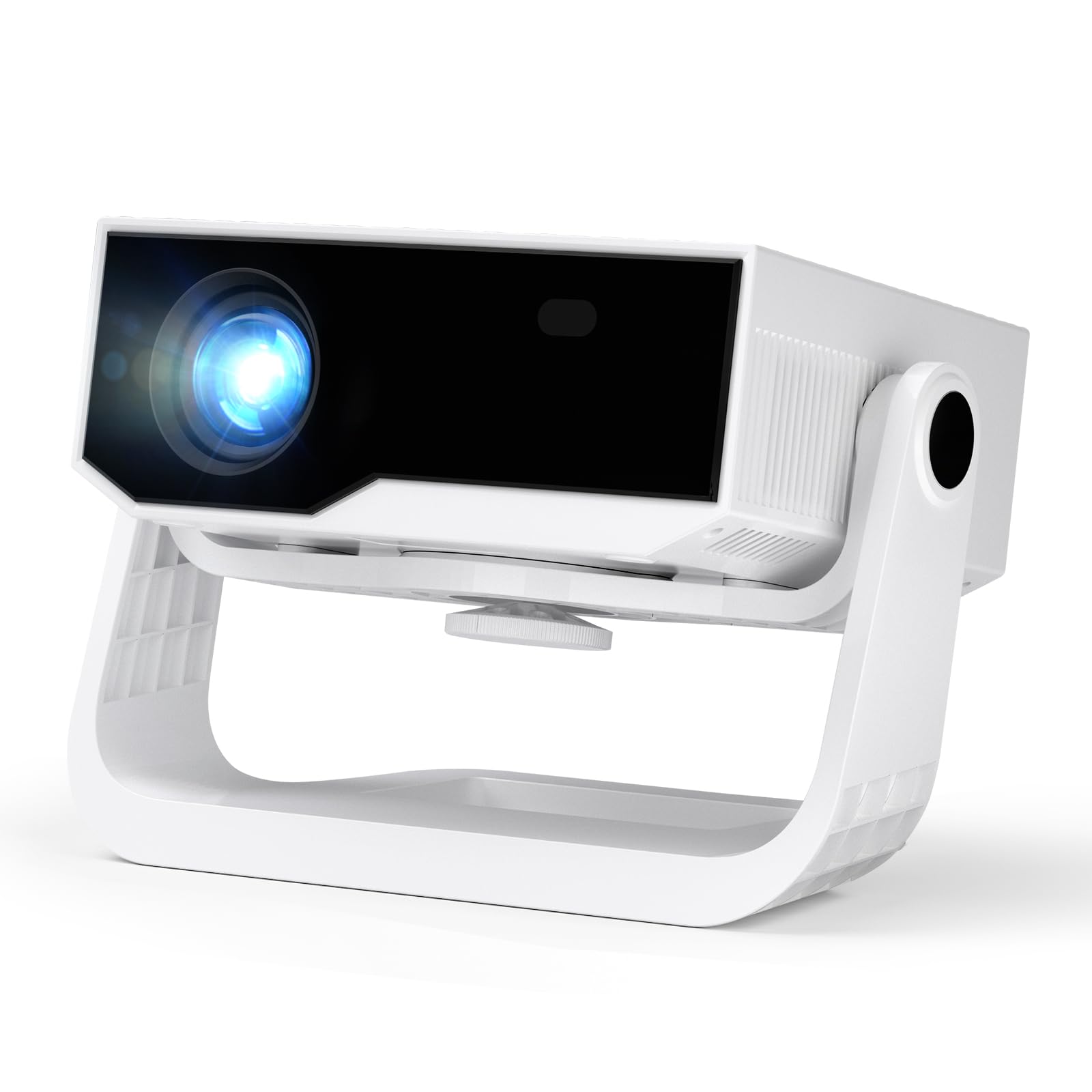 Proiettore intelligente Wielio Android 11, Supporto FHD 1080P 4K, 700ANSI, WiFi6 & BT5.2, Rumore < 29,8 dB, Supporto Regolabile a 120°, Elettrico Focus, Trapezio Automatico per Switch/PS5