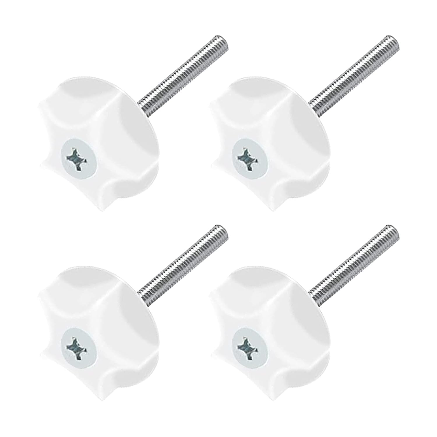 M8 Heavy Duty Screws and Washers for Divan Bed Fittings, Secure Furniture Installation with Ease - Headboard Fixings Bolts (Pack of 4)