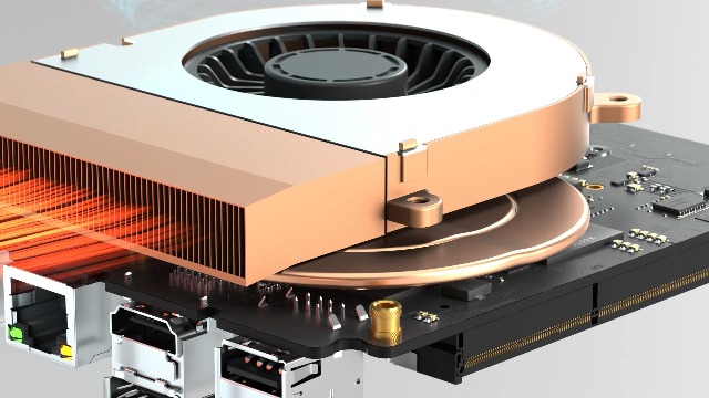 GMKtec Mini-PC 5825U, M5 Plus Dual LAN 2,5G Desktop-Computer