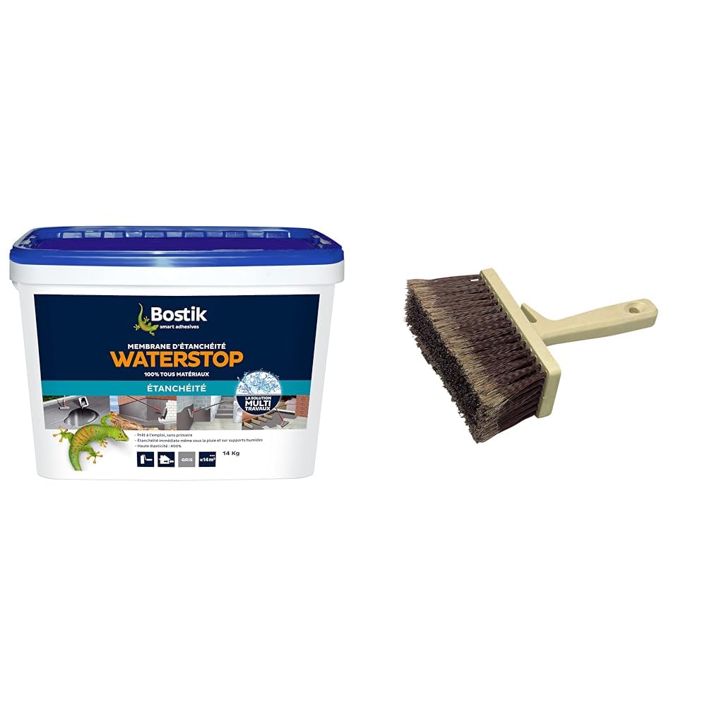 Membrane étanche Bostik Waterstop rebouche joint colle brosse
