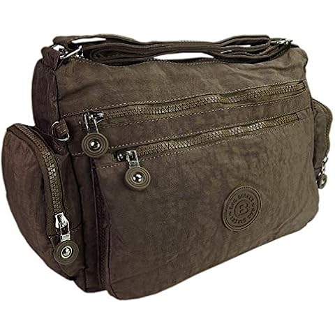 ekavale Women's Shoulder Bag M Size Brown Size Cover