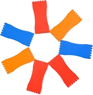 HONMEET 10 Peças Placa De Linha Carretel Esponja Enrolada Placa De Fio Placa De Enrolamento De Fio De Pesca Bobinas Núcleo Linha Suporte De Líder De Espuma Linha De Pesca Placa De Linha