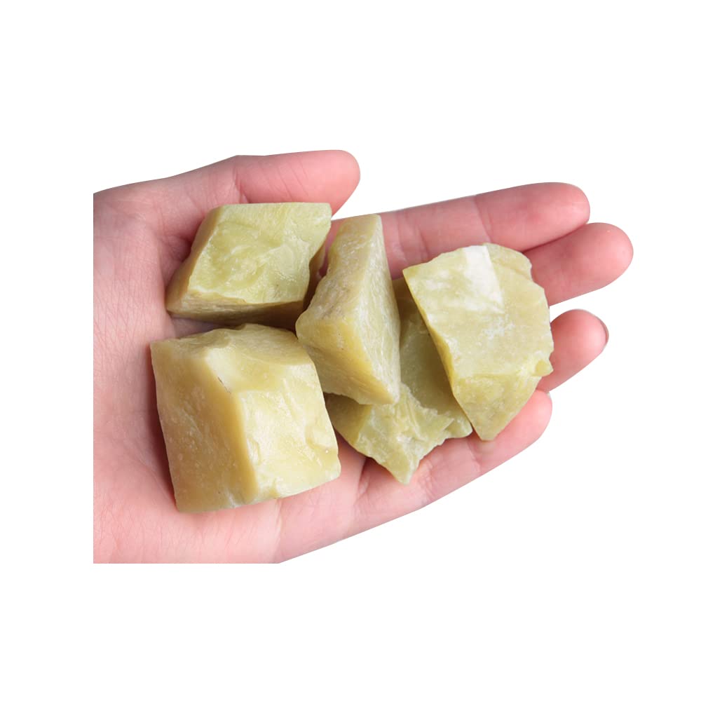 Acxico200g Raw Green Opal Rough Stones - Crystals Gemstones Healing Gems