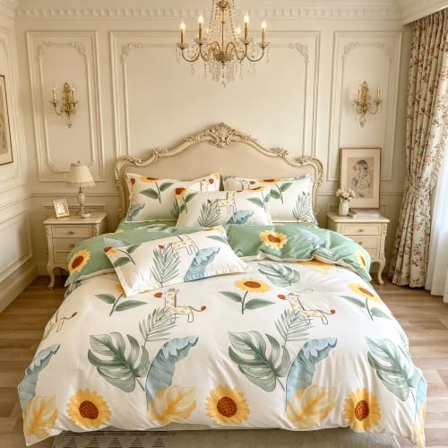 Parure de couette florale douce pour des nuits sereines