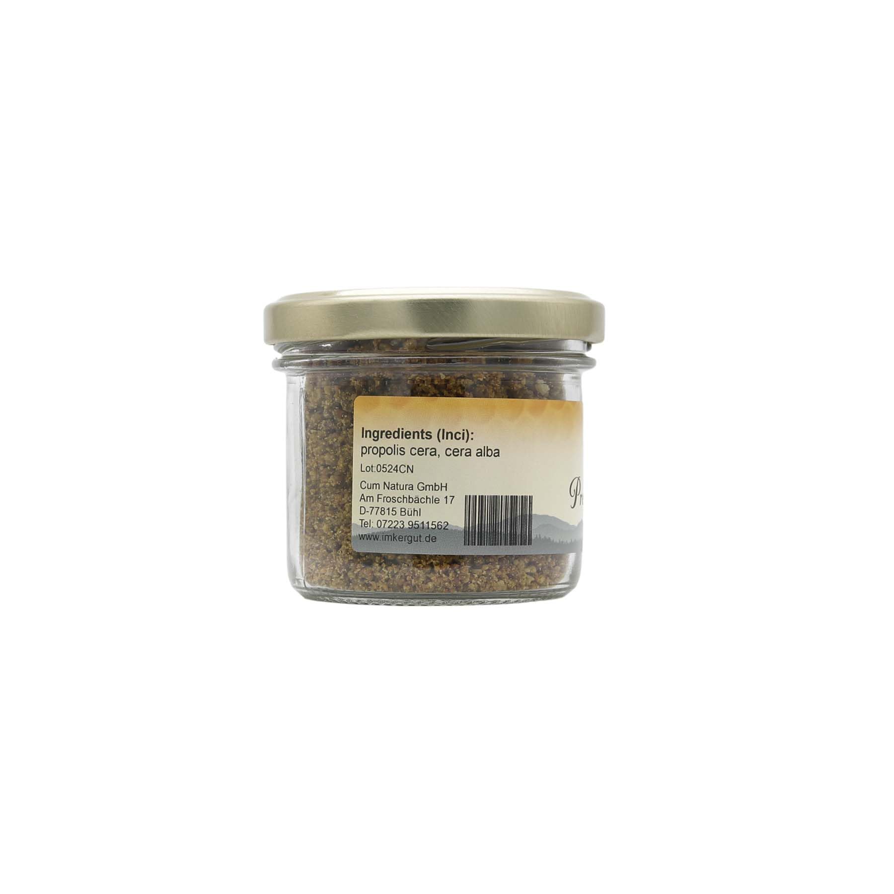 Imkergut Premium Rohpropolis | naturbelassene Propolis in bester Imker-Qualität | Schwarzwald Imkerei | 50 g Glas