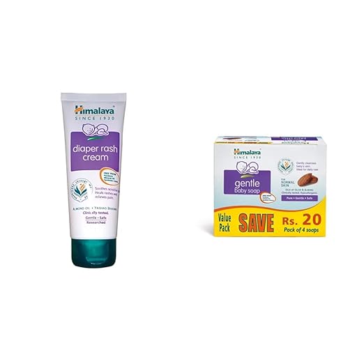Buy Himalaya Diaper Rash Cream,100gm & Himalaya Gentle Baby Soap Value