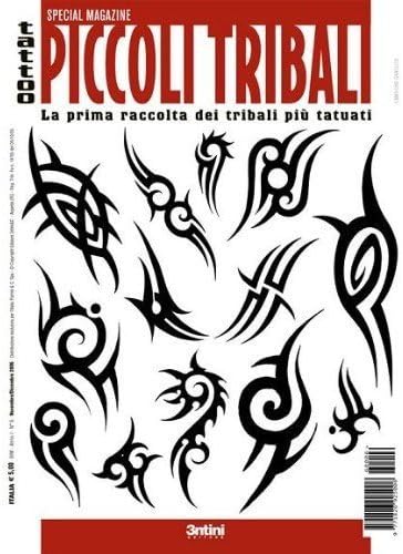 Tattoo Book of Various Tribal Tattoo Illustrations PICCOLI TRIBALI/Tattoo Flash Book Books/Tattoo Flash Art