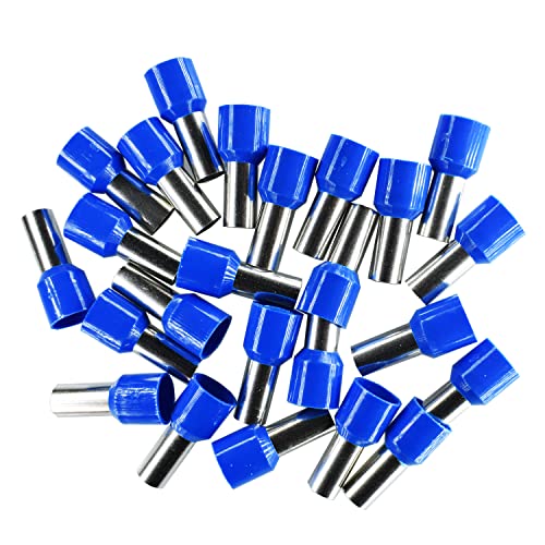 Afeld Elektro terminales de cable 16,00mm² Azul - manguitos de cable aislados - 25 piezas de terminales de cable - terminales para conductores de alambre fino y muy fino