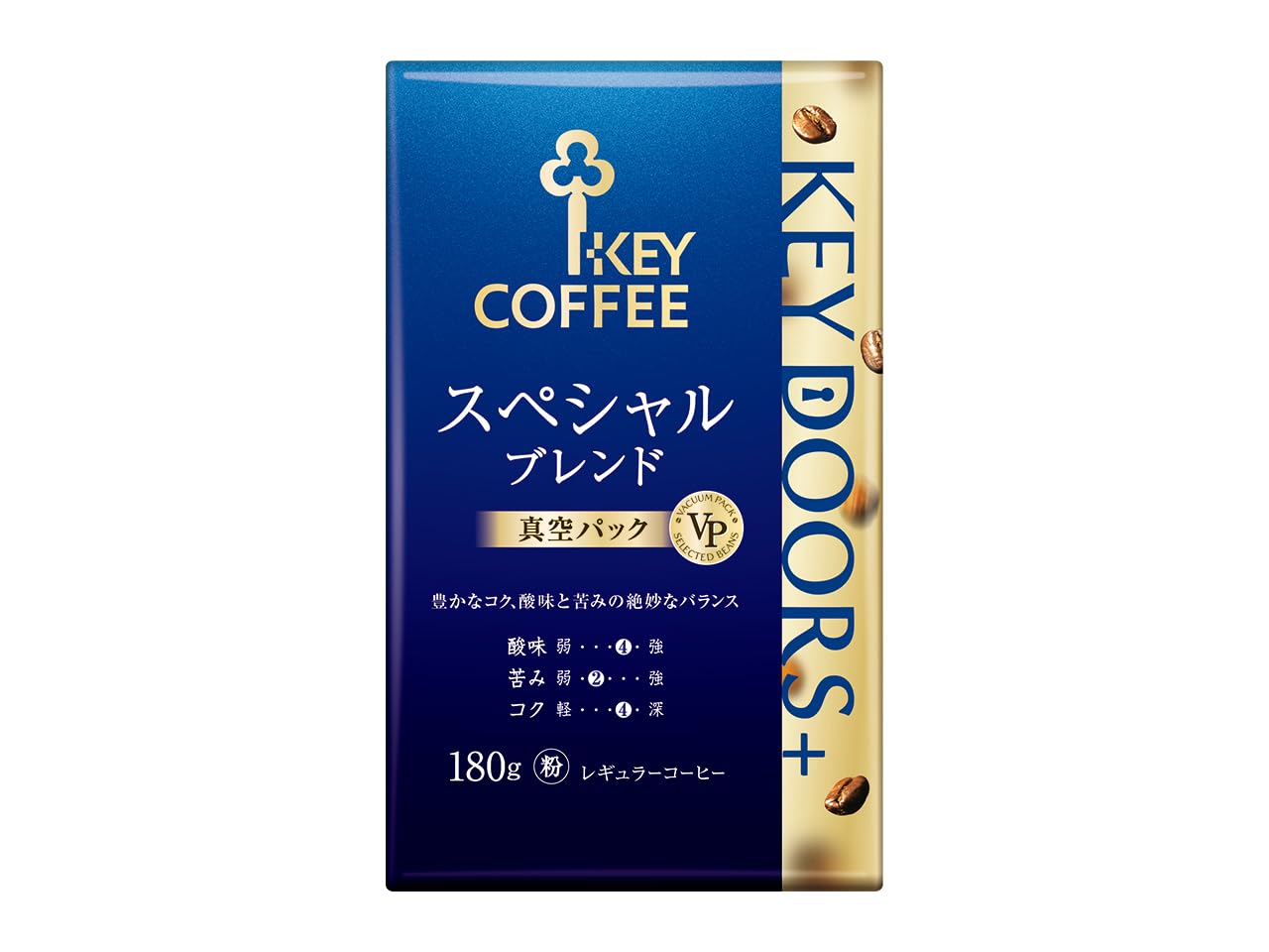 Amazon.co.jp: キーコーヒー KEY DOORS+ スペシャルブレンド 粉 (VP