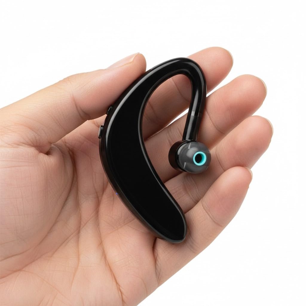 Drumstone (𝐒𝐩𝐞𝐜𝐢𝐚𝐥 𝟏𝟓 𝐘𝐞𝐚𝐫𝐬 𝐖𝐚𝐫𝐫𝐚𝐧𝐭𝐲 S109 Bluetooth Headset with Mic, Single Ear Wireless Earpiece, 18 Hours Talk Time, Fast 1 Hour Charge, Handsfree for Android Smartphones-image-7