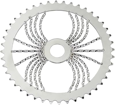 Lowrider Bike Spider Twisted Steel Chainring 1/2 X 1/8 44t Chrome.