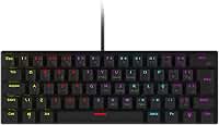 TECLADO MECÂNICO 60% VINIK ANIHI BLACK - SWITCH RED - LED RAINBOW - ANIHIBKRD