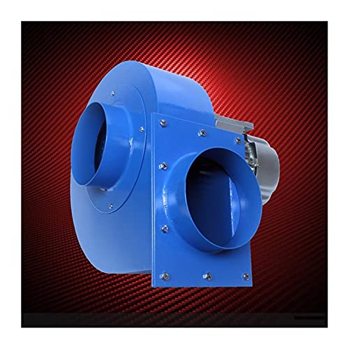Ventilador soplador Alta presión 150 0W 15 CM Diámetro Ducto Gran Volumen de Aire Industrial Extra Prueba de Calor Centrífuga Ventilador Móvil Smoother Escape para Secado, enfriamiento y circulación