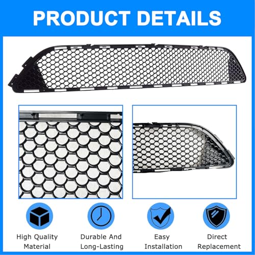 Collect Light Front Grille For Mercedes Benz W204 C Class C230 C250 C300 C350 Bumper Lower Grill 2008-2011 2048850153 by Collect Light - Image 2