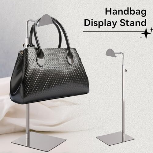 Support sac a main blanc et présentoir de sac réglable de table