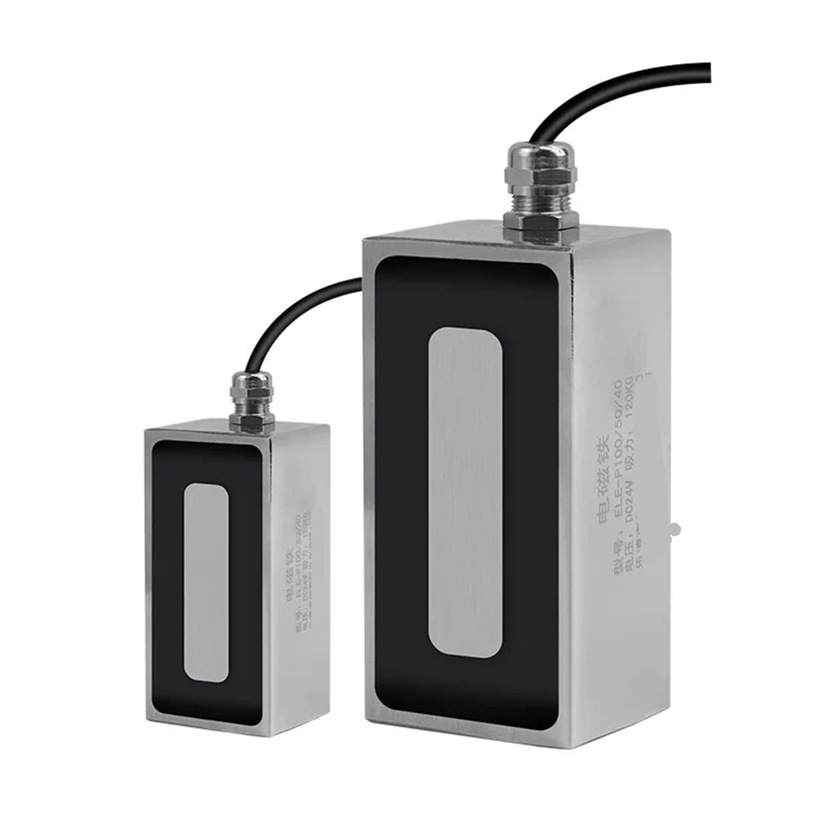 Petit électroaimant rectangulaire DC 12V 24V barre longue aimant électrique ventouse