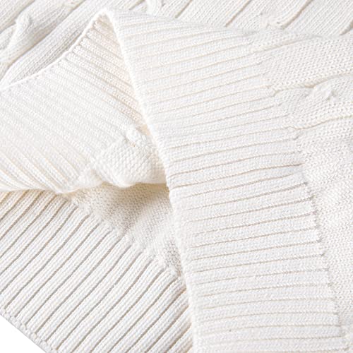 Image of Kid Nation Boys Sweater Cotton Quarter Zip Sweater Kids Cable Knit Pullover | Casual 1 /4 Zip Sweater for Child 3-14 Years (Previously Amazon Essentials)