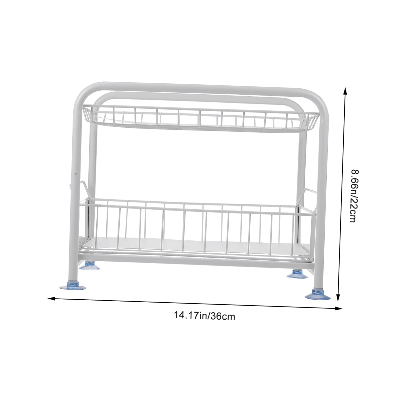Ergonomischer 2-stufiger Unterspül-Organizer Aufbewahrungsregal Für Die Küchenspüle Verschiebbare Aufbewahrungsschublade Dickes Material
