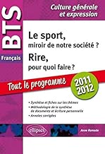 Download 1 le Rire Pourquoi Faire? 2 le Sport Miroir de la Societe? Tout Sur les Themes Bts Français Ann.Co. PDF