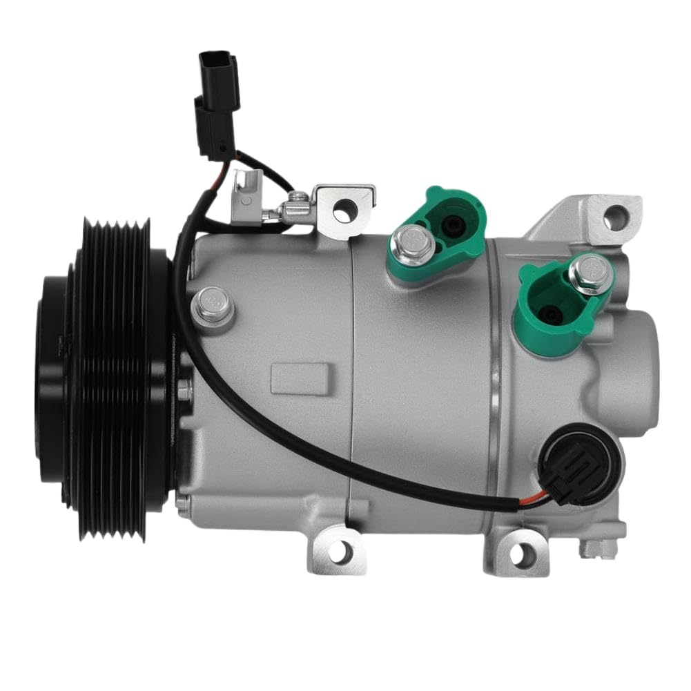 Kxttnszqc Onecolor Ac Compressor With 6-Groove Pulley Compatible With Hyundai Accent Kia Rio 2018-2019 168334