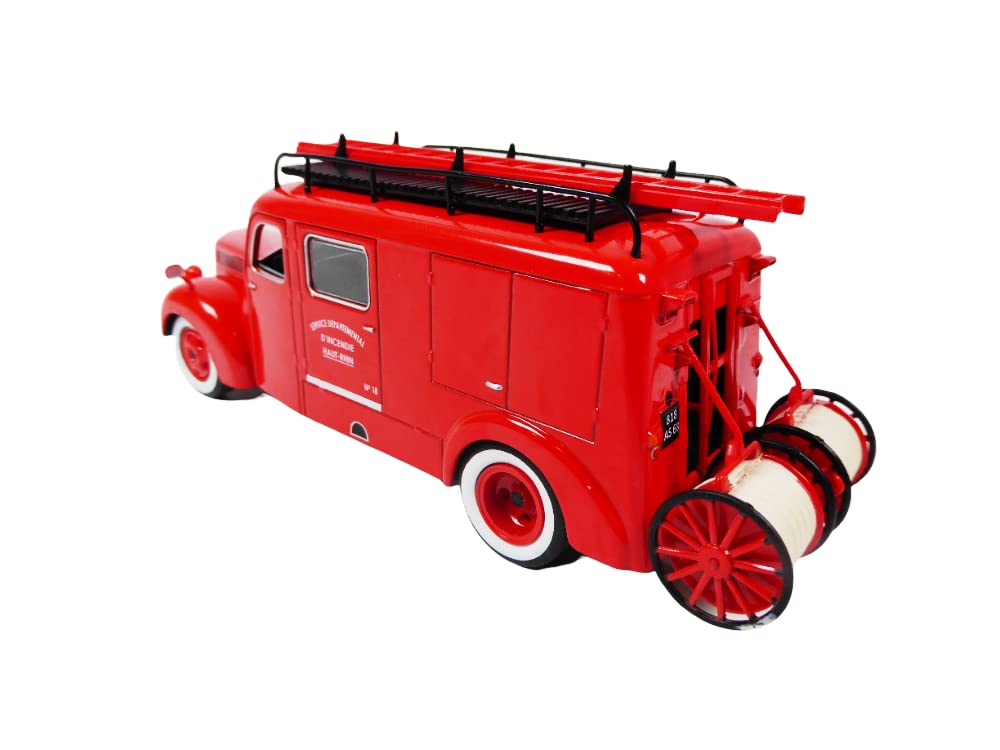 OPO 10 - Lotto di 3 Camion dei Pompieri 1/43 compatibili con Renault VI S180 + BERLIET GAK + FF 6x6 (P2 + P8 + P11