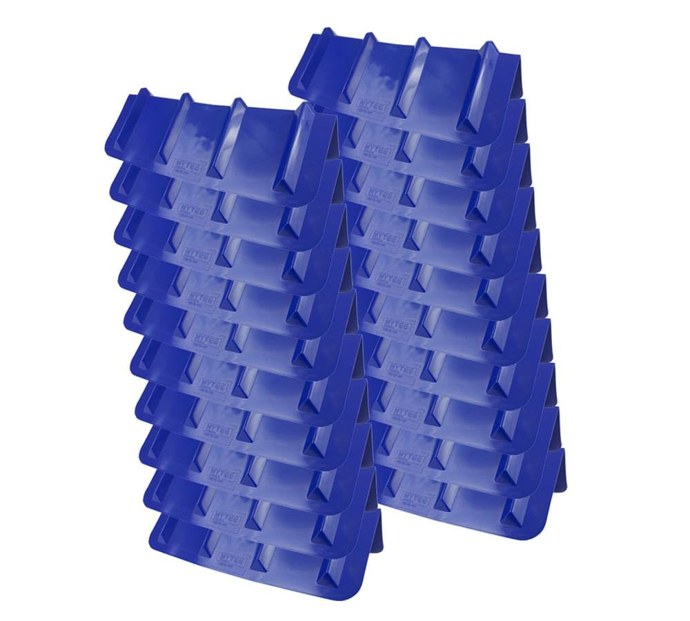 Mytee Products (20 Pack) Blue Corner Protector V Shaped Edge Guard 8" x 8" x 24" Inches