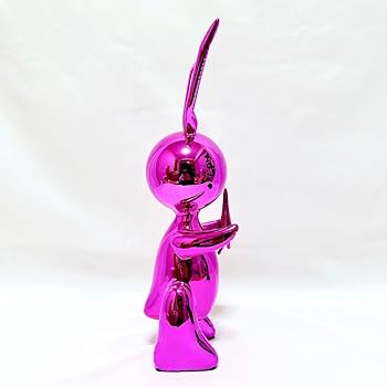 【真作】金属製 世界限定500 ジェフクーンズ アート オブジェ インテリア 兎 Amazon.co.jp: 限定500体 ジェフクーンズ JEFF KOONS ラビット