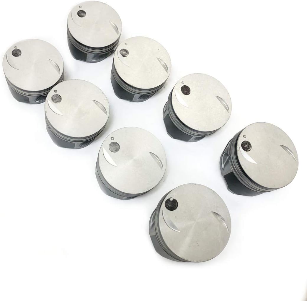 New Set of 8 Pistons Genuine Flat Top 7.4L/454 L19 Big Block 12563088