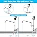 Commercial Faucet with Sprayer, 36