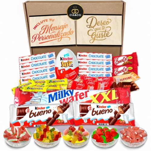 Lote Regalo Kinder Joy +25 Chocolates +450 g Chuches – TOP KINDER