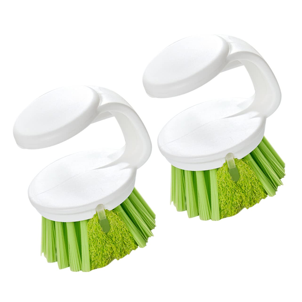 6piezas Cepillo De Cocina con Mango Ergonómico para Limpieza De Utensilios Estufas y Superficies para Fregar y Ollas Sin Dañar Accesorios De Limpieza Prácticos